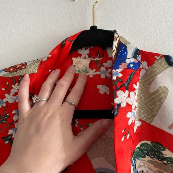 Vintage Silk Robe - Picture 2 of 2